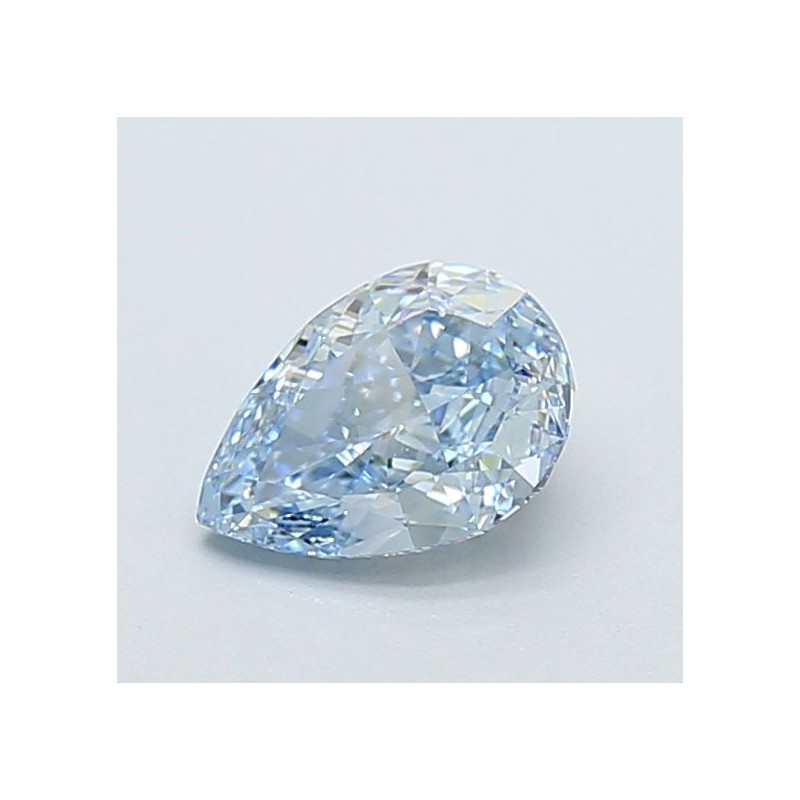 Diament laboratoryjny o barwie fantazyjnej szlif gruszkowy, 1.06ct, IF, Fancy Intense Blue, IGI LG720544694
