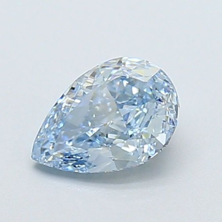 Diament laboratoryjny o barwie fantazyjnej szlif gruszkowy, 1.06ct, IF, Fancy Intense Blue, IGI LG720544694