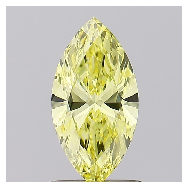 Diament laboratoryjny o barwie fantazyjnej markiza, 1.01ct, VVS2, Fancy Intense Yellow, IGI LG547271327