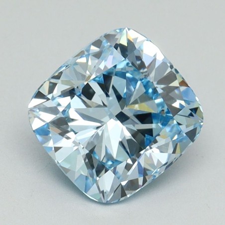 Diament laboratoryjny o barwie fantazyjnej szlif poduszkowy brylantowy, 2.06ct, VVS2, Fancy Vivid Blue, IGI LG636402748