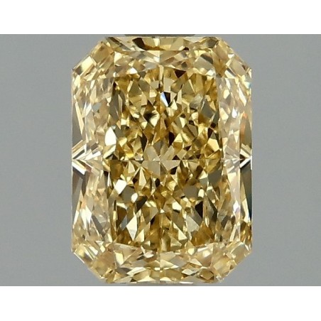 Diament laboratoryjny o barwie fantazyjnej radiant, 1.48ct, VVS2, Fancy Intense Yellow, IGI LG663405858