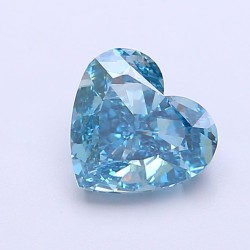 Diament laboratoryjny o barwie fantazyjnej serce, 1.4ct, VVS2, Fancy Vivid Blue, IGI LG720544628