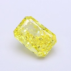 Diament laboratoryjny o barwie fantazyjnej radiant, 1.01ct, VVS2, Fancy Vivid Yellow, IGI LG720544665