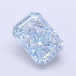 Diament laboratoryjny o barwie fantazyjnej radiant, 1.17ct, VVS2, Fancy Vivid Blue, IGI LG720544641