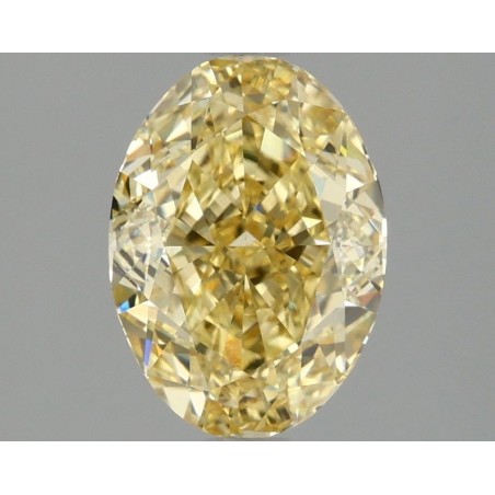 Diament laboratoryjny o barwie fantazyjnej szlif owalny, 2.08ct, VVS2, Fancy Intense Yellow, IGI LG663405808
