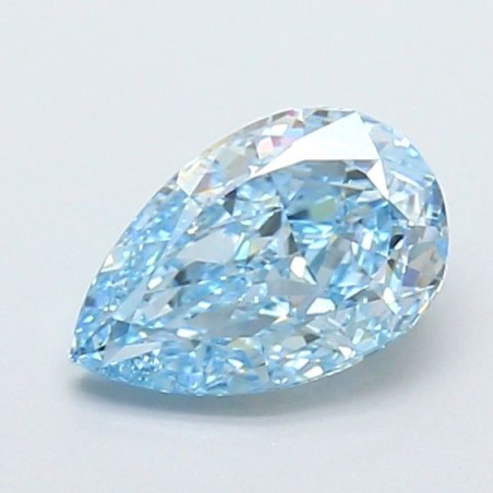 Diament laboratoryjny o barwie fantazyjnej szlif gruszkowy, 1.58ct, VVS1, Fancy Vivid Blue, IGI LG700518144