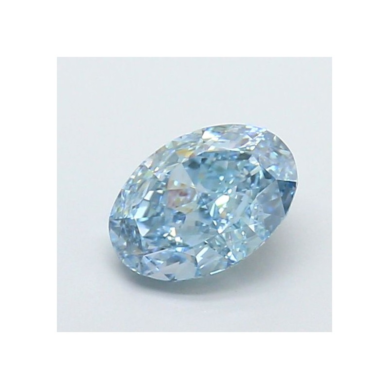 Diament laboratoryjny o barwie fantazyjnej szlif owalny, 1.5ct, IF, Fancy Vivid Blue, IGI LG700518143 Diament laboratoryjny o barwie fantazyjnej szlif owalny, 1.5ct, IF, Fancy Vivid Blue, IGI LG700518143