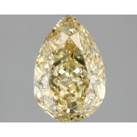 Diament laboratoryjny o barwie fantazyjnej szlif gruszkowy, 2.09ct, VVS2, Fancy Intense Yellow, IGI LG664408052