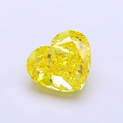Diament laboratoryjny o barwie fantazyjnej serce, 1.02ct, VVS2, Fancy Vivid Yellow, IGI LG704590319