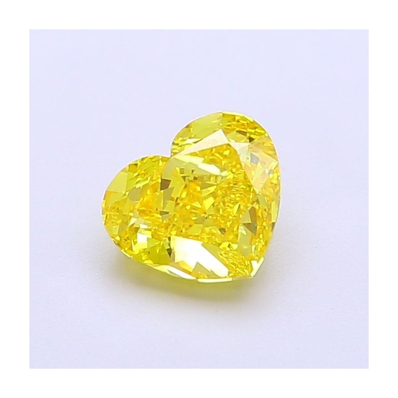 Diament laboratoryjny o barwie fantazyjnej serce, 1.02ct, VVS2, Fancy Vivid Yellow, IGI LG704590319 Diament laboratoryjny o barwie fantazyjnej serce, 1.02ct, VVS2, Fancy Vivid Yellow, IGI LG704590319