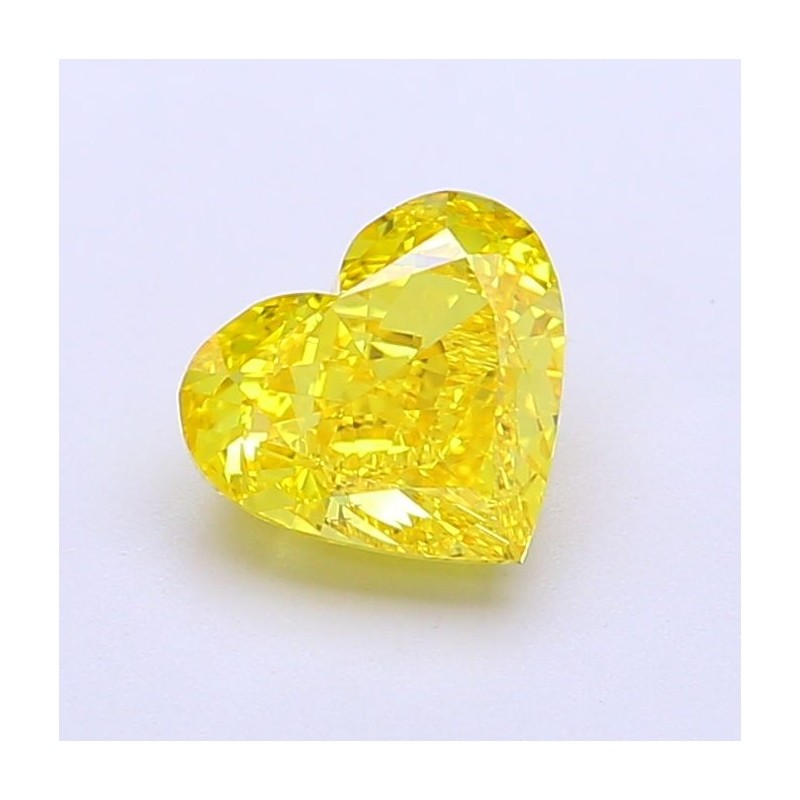 Diament laboratoryjny o barwie fantazyjnej serce, 1.27ct, VVS2, Fancy Vivid Yellow, IGI LG704590316 Diament laboratoryjny o barwie fantazyjnej serce, 1.27ct, VVS2, Fancy Vivid Yellow, IGI LG704590316