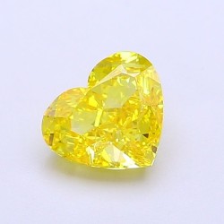Diament laboratoryjny o barwie fantazyjnej serce, 1.1ct, VVS2, Fancy Vivid Yellow, IGI LG704590312