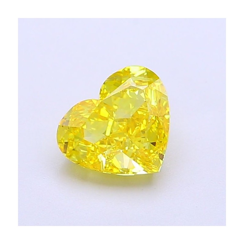 Diament laboratoryjny o barwie fantazyjnej serce, 1.1ct, VVS2, Fancy Vivid Yellow, IGI LG704590312 Diament laboratoryjny o barwie fantazyjnej serce, 1.1ct, VVS2, Fancy Vivid Yellow, IGI LG704590312