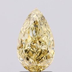 Diament laboratoryjny o barwie fantazyjnej szlif gruszkowy, 1.77ct, VVS2, Fancy Intense Yellow, IGI LG669412975