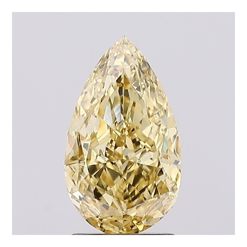 Diament laboratoryjny o barwie fantazyjnej szlif gruszkowy, 1.77ct, VVS2, Fancy Intense Yellow, IGI LG669412975 Diament laboratoryjny o barwie fantazyjnej szlif gruszkowy, 1.77ct, VVS2, Fancy Intense Yellow, IGI LG669412975