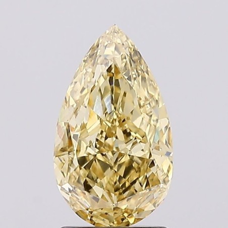 Diament laboratoryjny o barwie fantazyjnej szlif gruszkowy, 1.77ct, VVS2, Fancy Intense Yellow, IGI LG669412975