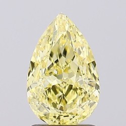 Diament laboratoryjny o barwie fantazyjnej szlif gruszkowy, 1.8ct, VVS2, Fancy Intense Yellow, IGI LG697518649