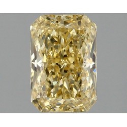 Diament laboratoryjny o barwie fantazyjnej radiant, 1.59ct, VVS1, Fancy Intense Yellow, IGI LG663405883