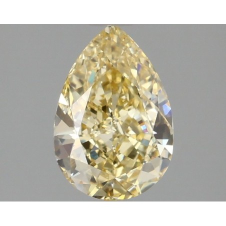 Diament laboratoryjny o barwie fantazyjnej szlif gruszkowy, 1.58ct, VVS2, Fancy Intense Yellow, IGI LG665424417