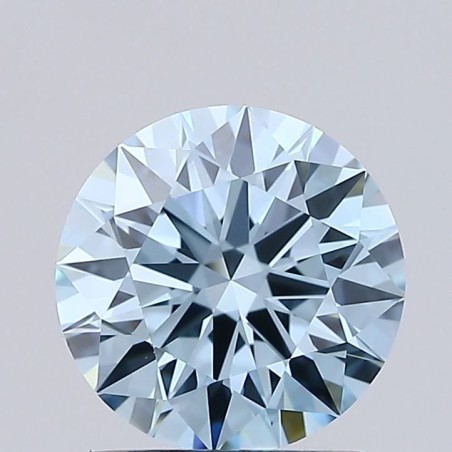 Diament laboratoryjny o barwie fantazyjnej szlif okrągły, 1.53ct, VVS1, Fancy Vivid Blue, IGI LG685530700