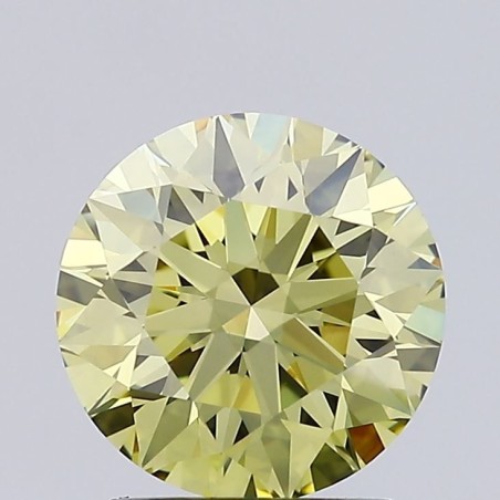 Diament laboratoryjny o barwie fantazyjnej szlif okrągły, 2.05ct, IF, Fancy Intense Yellow, IGI LG685530719