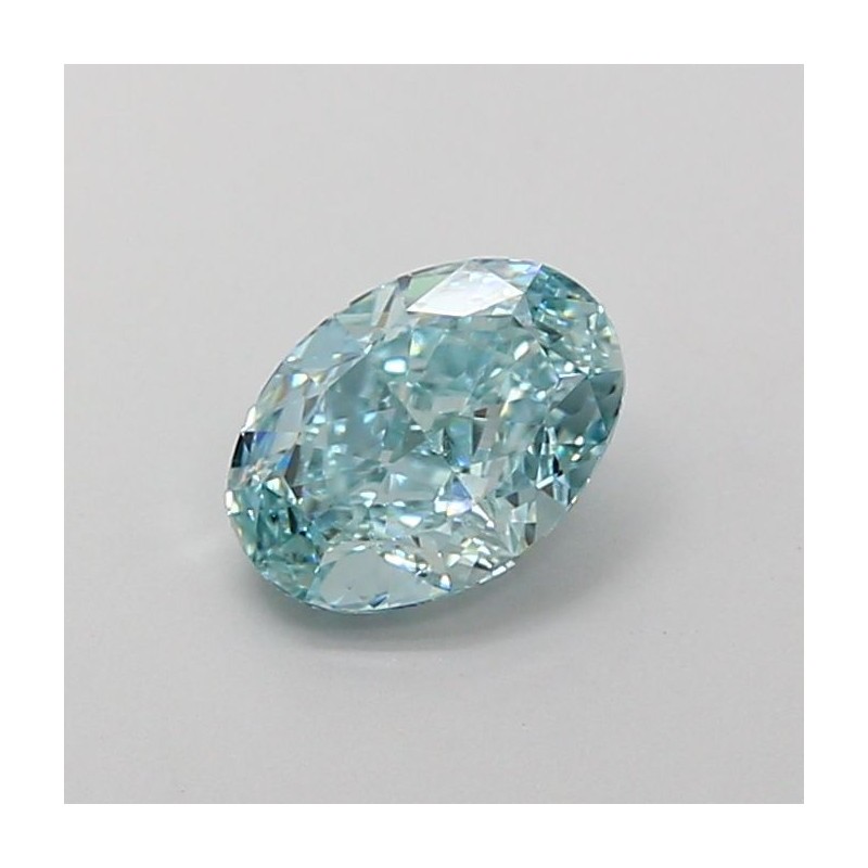 Diament laboratoryjny o barwie fantazyjnej szlif owalny, 1.1ct, IF, Fancy Intense Greenish Blue, IGI LG726541311 Diament laboratoryjny o barwie fantazyjnej szlif owalny, 1.1ct, IF, Fancy Intense Greenish Blue, IGI LG726541311