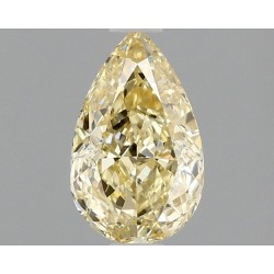 Diament laboratoryjny o barwie fantazyjnej szlif gruszkowy, 1.13ct, VVS2, Fancy Intense Yellow, IGI LG666406937