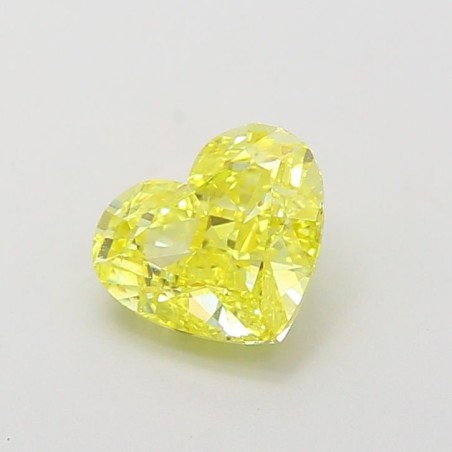 Diament laboratoryjny o barwie fantazyjnej serce, 1.11ct, VVS2, Fancy Vivid Yellow, IGI LG722566690