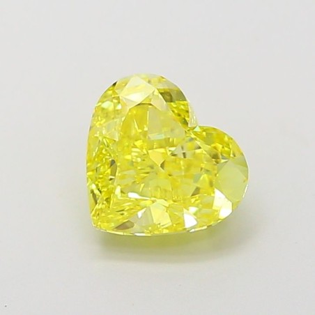 Diament laboratoryjny o barwie fantazyjnej serce, 1.35ct, VVS2, Fancy Vivid Yellow, IGI LG722566689
