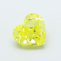 Diament laboratoryjny o barwie fantazyjnej serce, 1.06ct, VVS2, Fancy Vivid Yellow, IGI LG722566682