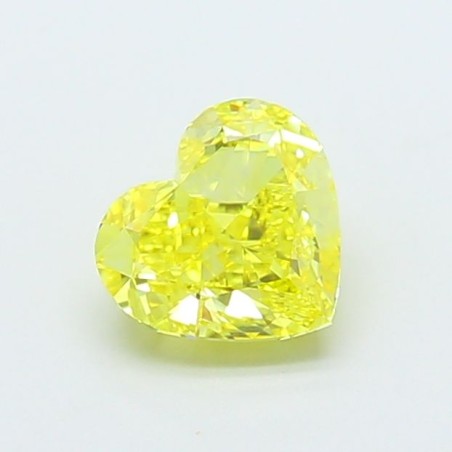 Diament laboratoryjny o barwie fantazyjnej serce, 1.06ct, VVS2, Fancy Vivid Yellow, IGI LG722566682