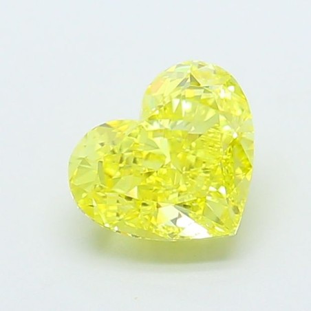 Diament laboratoryjny o barwie fantazyjnej serce, 1.35ct, VVS2, Fancy Vivid Yellow, IGI LG722566683