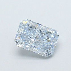 Diament laboratoryjny o barwie fantazyjnej radiant, 1.04ct, IF, Fancy Intense Blue, IGI LG729574592