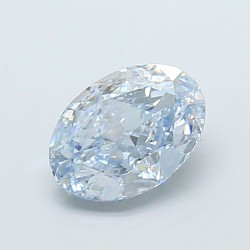 Diament laboratoryjny o barwie fantazyjnej szlif owalny, 1.3ct, VVS2, Fancy Intense Blue, IGI LG729574613
