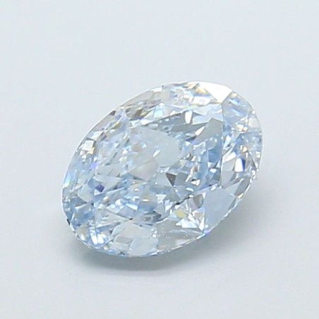 Diament laboratoryjny o barwie fantazyjnej szlif owalny, 1.3ct, VVS2, Fancy Intense Blue, IGI LG729574613