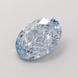 Diament laboratoryjny o barwie fantazyjnej szlif owalny, 1.01ct, IF, Fancy Intense Blue, IGI LG729574607