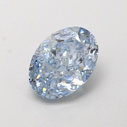 Diament laboratoryjny o barwie fantazyjnej szlif owalny, 1.02ct, VVS1, Fancy Intense Blue, IGI LG729574591