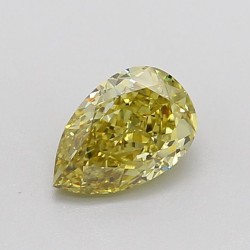 Diament laboratoryjny o barwie fantazyjnej szlif gruszkowy, 1.03ct, VVS2, Fancy Intense Yellow, IGI LG694562756
