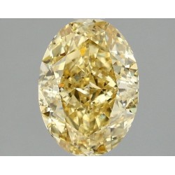 Diament laboratoryjny o barwie fantazyjnej szlif owalny, 2.04ct, VVS2, Fancy Intense Yellow, IGI LG667419896