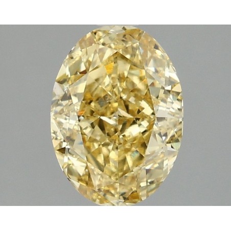 Diament laboratoryjny o barwie fantazyjnej szlif owalny, 2.04ct, VVS2, Fancy Intense Yellow, IGI LG667419896