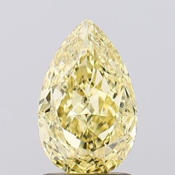 Diament laboratoryjny o barwie fantazyjnej szlif gruszkowy, 1.53ct, VVS2, Fancy Vivid Yellow, IGI LG689522299