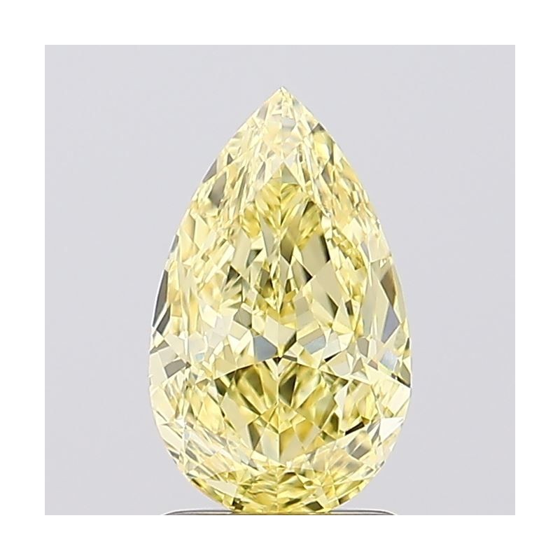 Diament laboratoryjny o barwie fantazyjnej szlif gruszkowy, 1.66ct, VVS2, Fancy Vivid Yellow, IGI LG677511476 Diament laboratoryjny o barwie fantazyjnej szlif gruszkowy, 1.66ct, VVS2, Fancy Vivid Yellow, IGI LG677511476