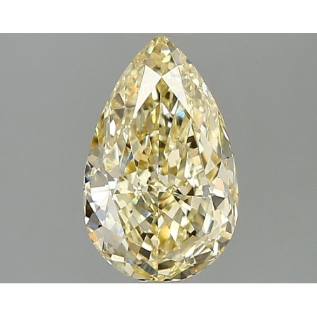 Diament laboratoryjny o barwie fantazyjnej szlif gruszkowy, 1.59ct, VVS2, Fancy Intense Yellow, IGI LG666422813