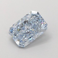 Diament laboratoryjny o barwie fantazyjnej radiant, 1.11ct, VVS2, Fancy Vivid Blue, IGI LG729574602