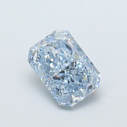 Diament laboratoryjny o barwie fantazyjnej radiant, 1ct, VVS1, Fancy Intense Blue, IGI LG729574603