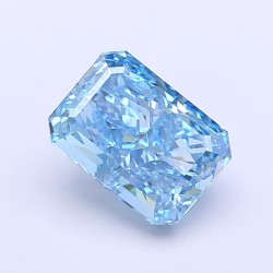 Diament laboratoryjny o barwie fantazyjnej radiant, 1.67ct, VVS1, Fancy Vivid Blue, IGI LG700518218