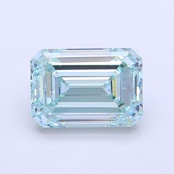Diament laboratoryjny o barwie fantazyjnej szlif szmaragdowy, 1.75ct, VVS1, Fancy Vivid Green, IGI LG700518222
