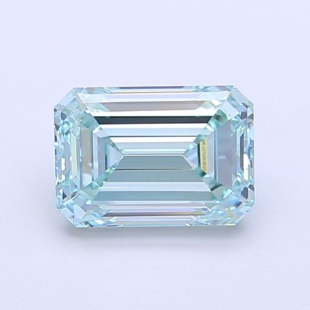 Diament laboratoryjny o barwie fantazyjnej szlif szmaragdowy, 1.75ct, VVS1, Fancy Vivid Green, IGI LG700518222