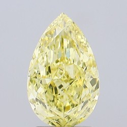 Diament laboratoryjny o barwie fantazyjnej szlif gruszkowy, 2.3ct, VVS2, Fancy Intense Yellow, IGI LG715555629