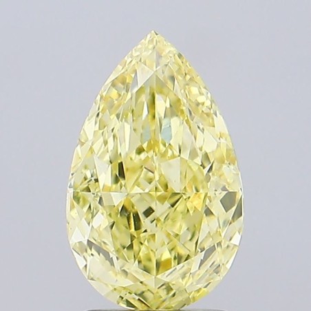 Diament laboratoryjny o barwie fantazyjnej szlif gruszkowy, 2.3ct, VVS2, Fancy Intense Yellow, IGI LG715555629